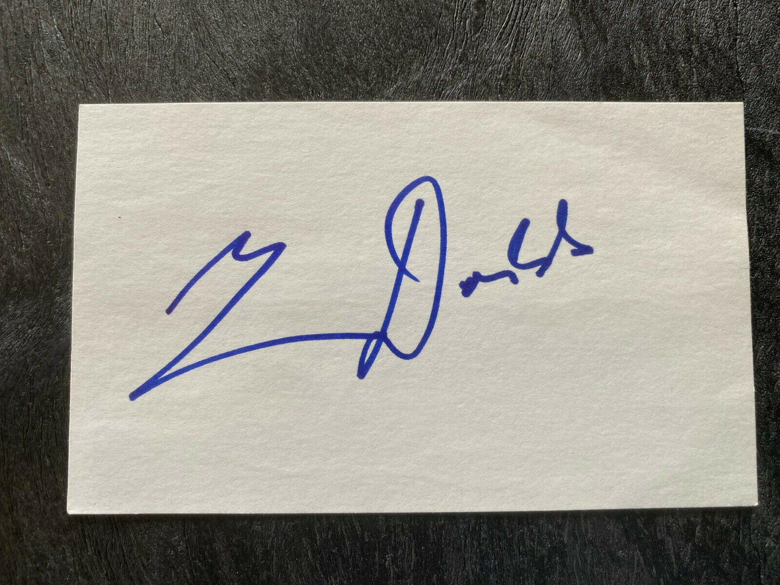 Luke Donald Autographed Hand Signed 3 X 5 Index Card - Pga Tour