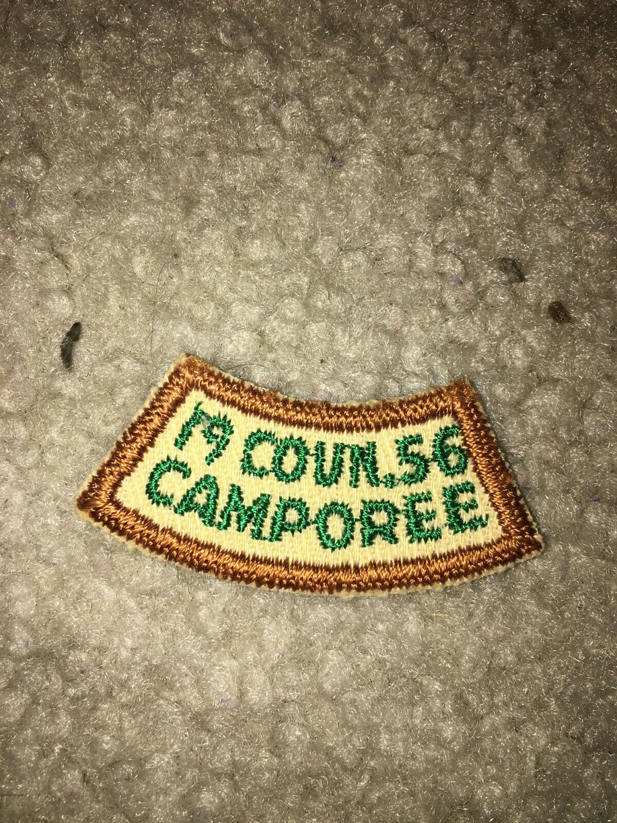 Boy Scout 1956 Bsa Camporee Segment Nottawa Trails Michigan Council Patch