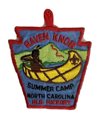 Vintage Camp Raven Knob Patch