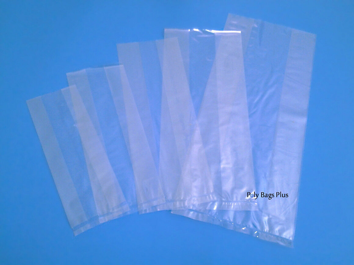 25-1000 Clear Polypropylene Cello Or Lay-flat Plastic Or Gusseted Poly Bags