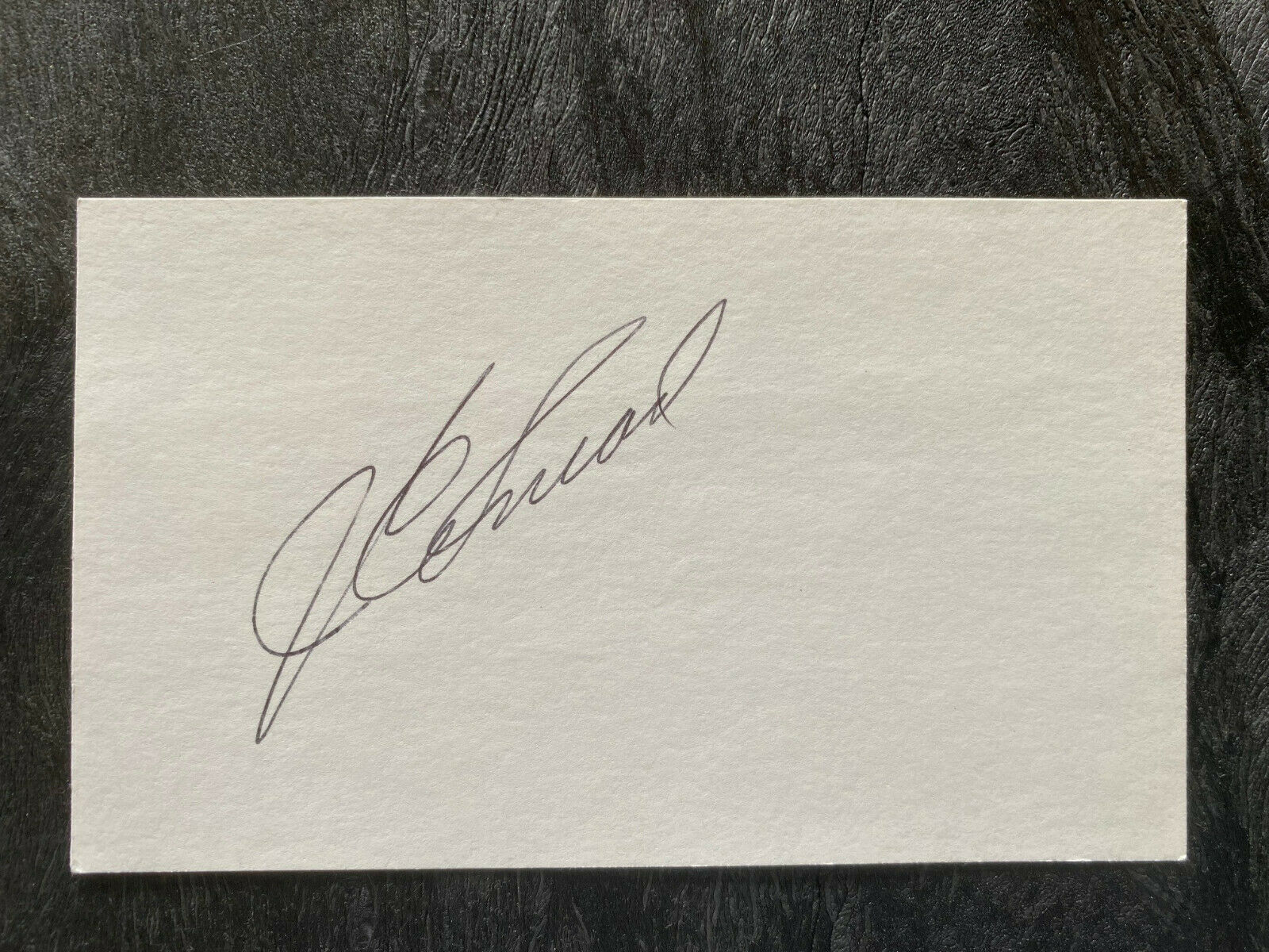 J C Snead Autographed Hand Signed 3 X 5 Index Card - Pga Champions Tour