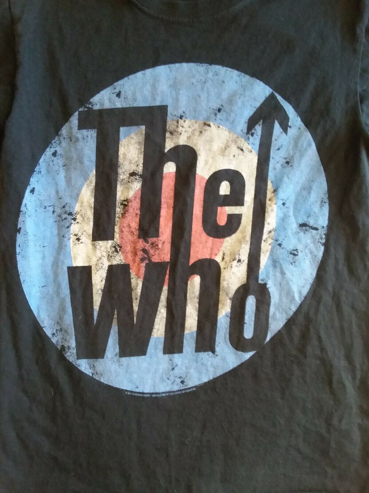 The Who Logo Black T Shirt Size Looks M