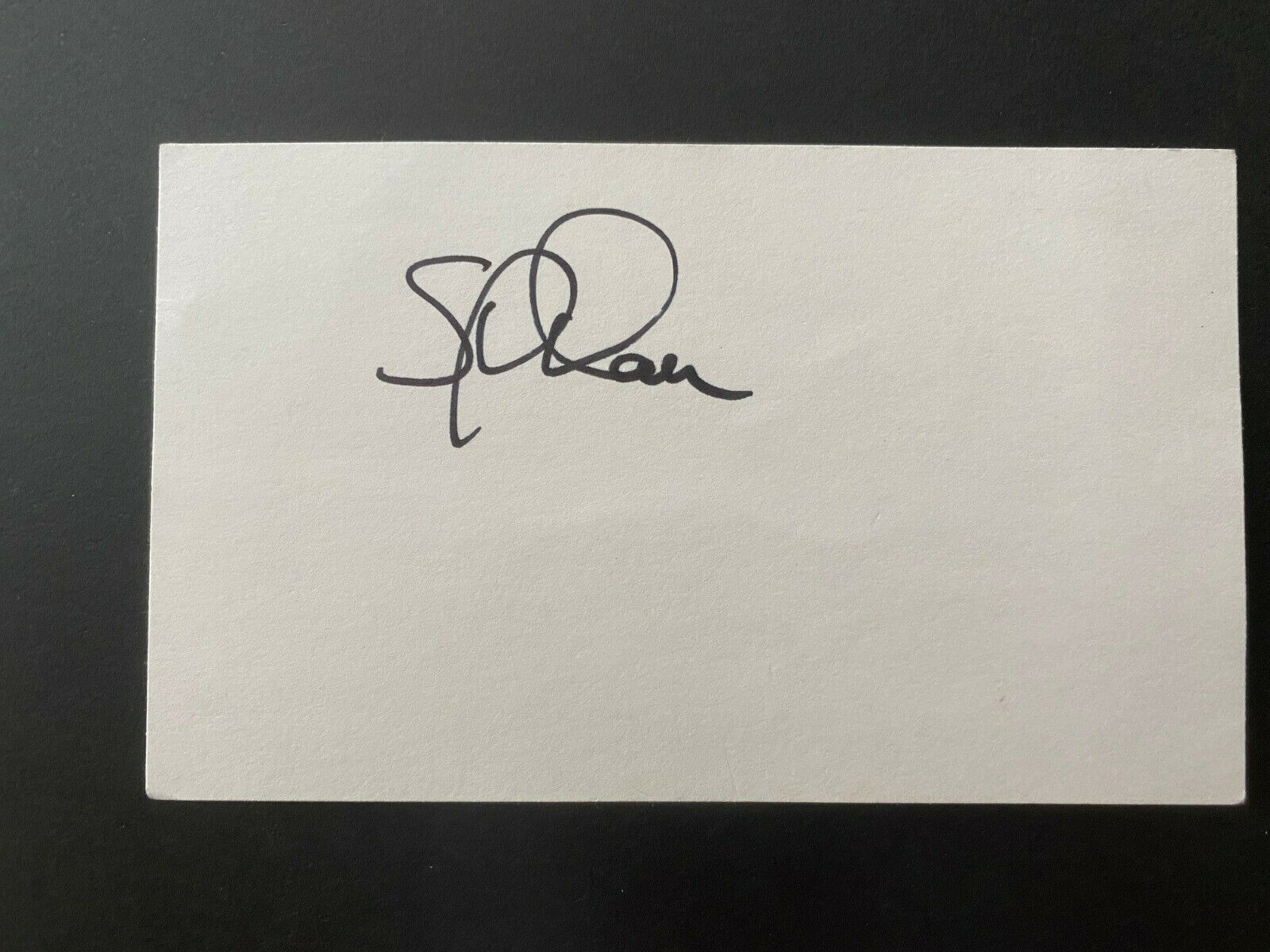 Skip Kendall Autographed Hand Signed 3 X 5 Index Card - Pga Tour