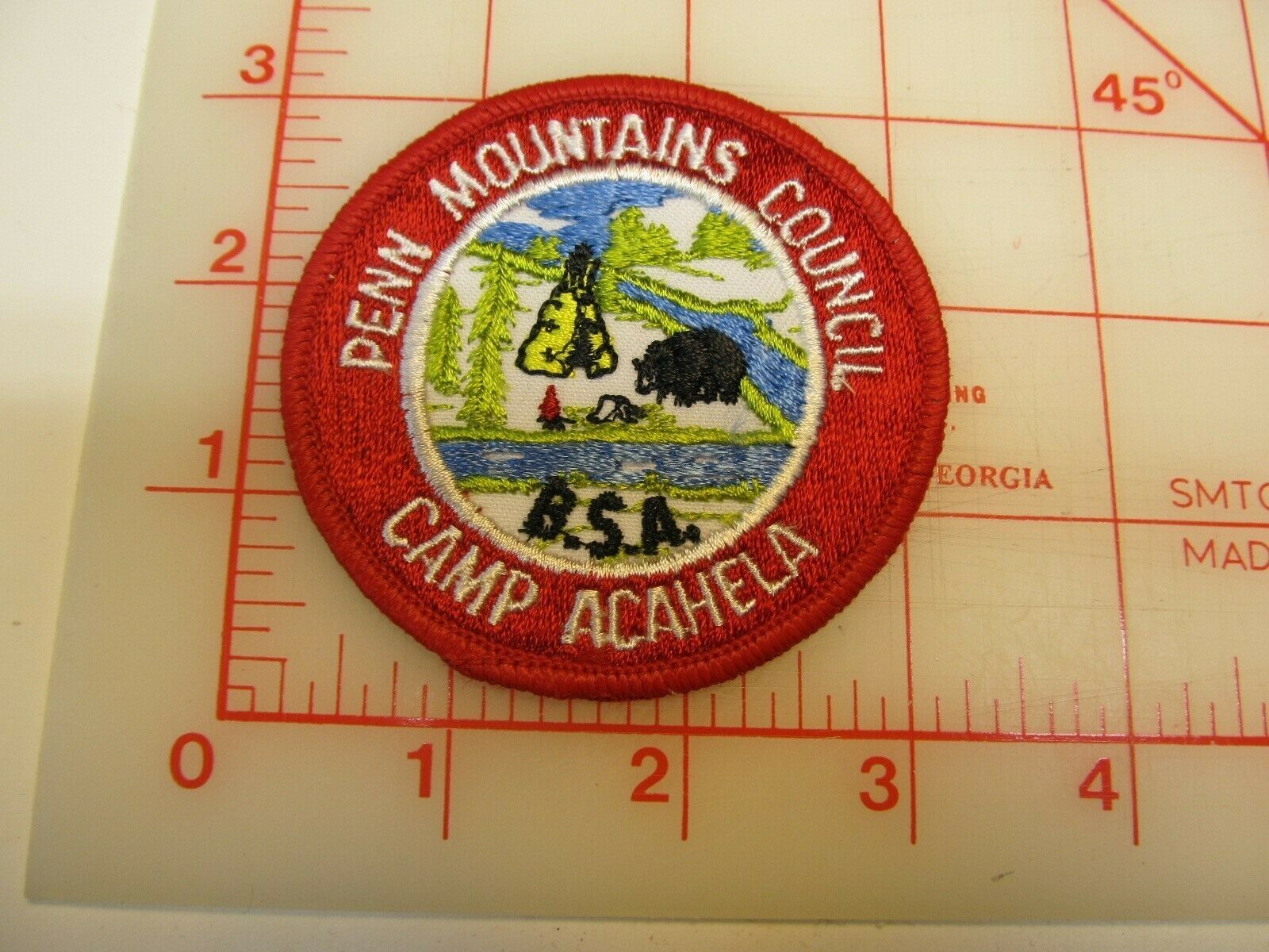 Penn Mountains Council Camp Acahela Collectible Camp Patch (r38)