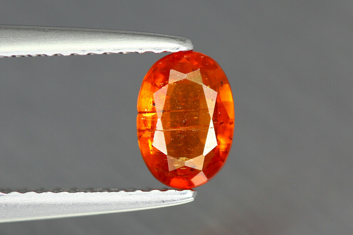 0.780ct Exquisite Rarest Natural Unheated Top Orange Kyanite Oval Loose Gemstone